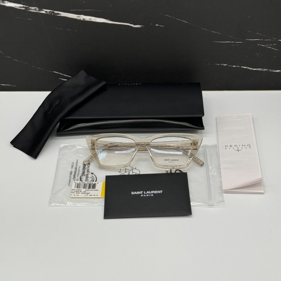 NEW  SAINT LAURENT MICA SL276 005 WOMEN EYEGLASSES - Picture 12 of 12